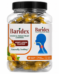 Baridex Honey & Lemon Flavour Lozenges Jar - 30 Strips