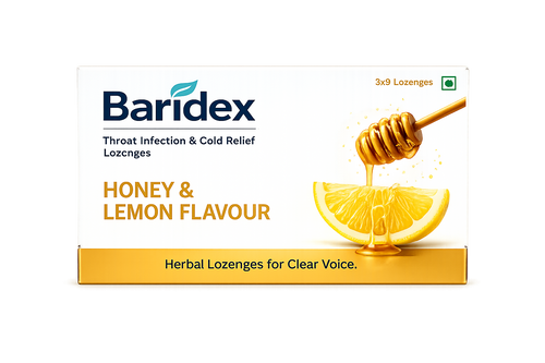 Baridex™ Herbal Lozenges – Throat Infection & Cold Relief